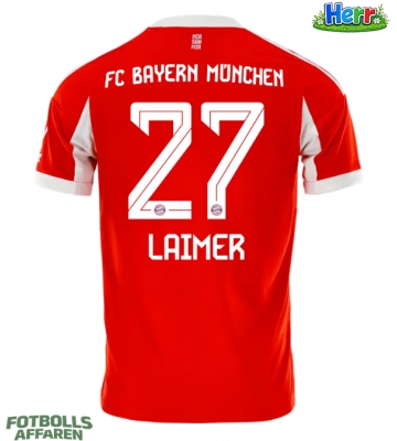 Bayern Munich Konrad Laimer #27 Hemmatröja 2025-26 Kortärmad